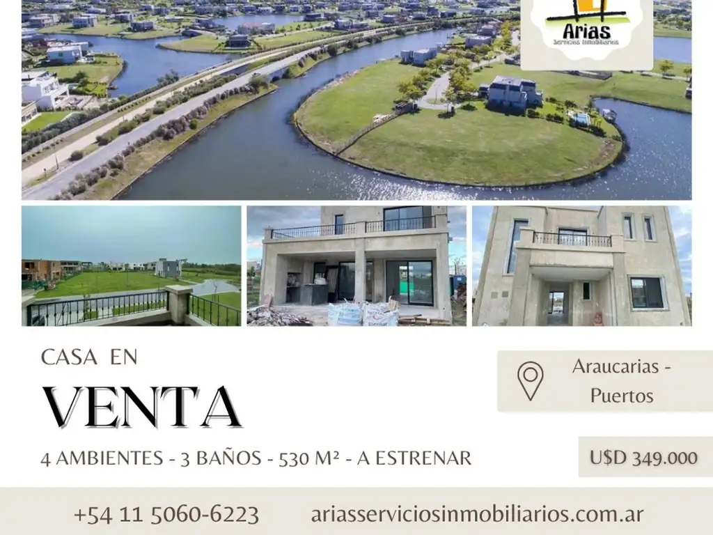 Casa a la venta en Puertos del Lago - Araucarias