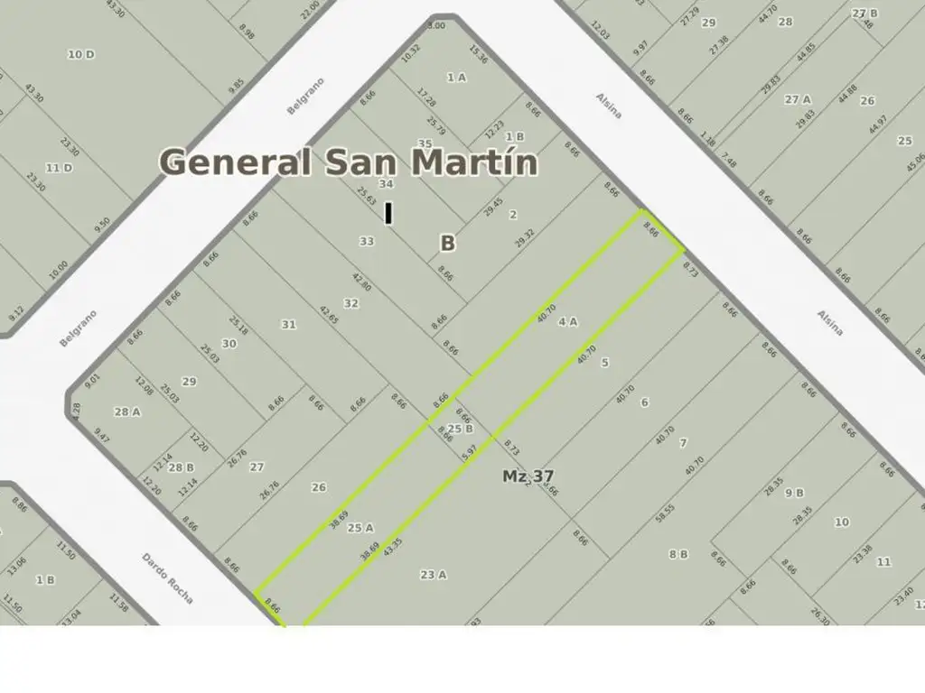 VENTA DE TERRENO GENERAL SAN MARTIN