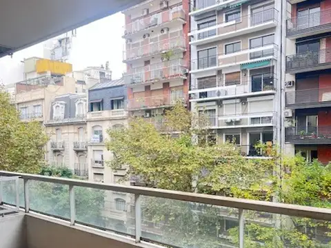 Exepcional 2 ambientes con amplio balcon terraza