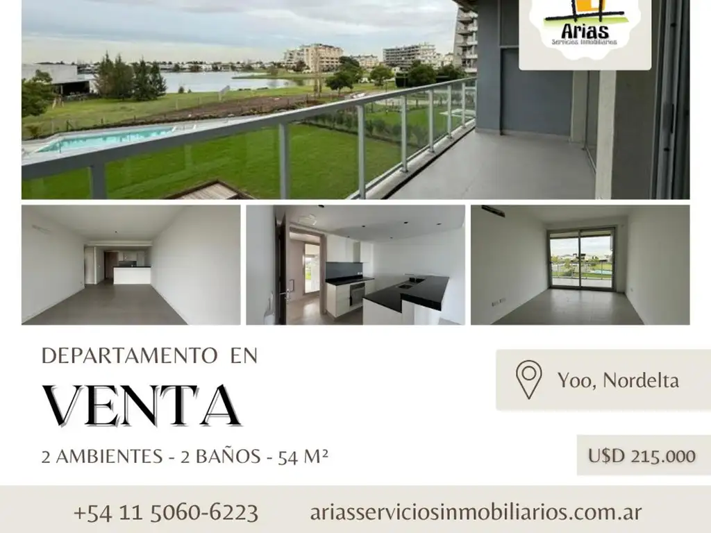 Departamento 2 Ambientes EN VENTA - Yoo, Nordelta