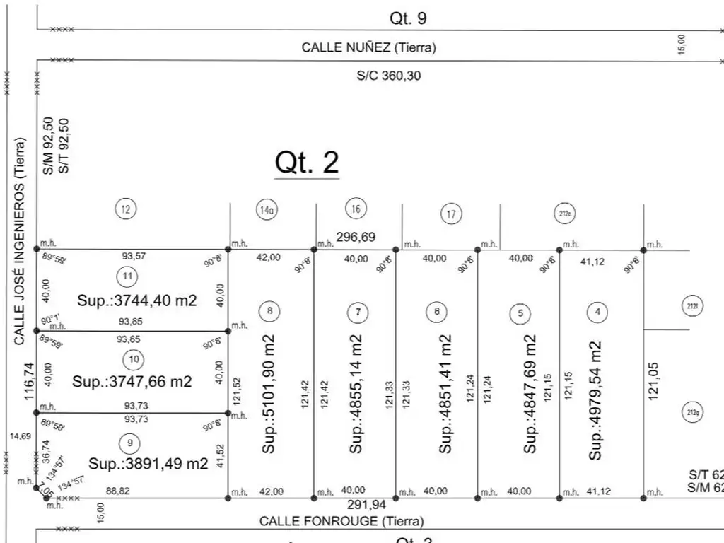 Fracciones Industriales de 4.000 y 5.000 m² - Burzaco