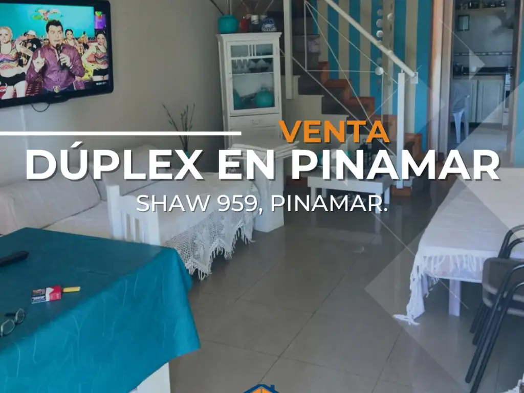 CASA TIPO DÚPLEX CON COCHERA Y PARRILLA, EN VENTA Y EXCELENTE ESTADO EN PINAMAR