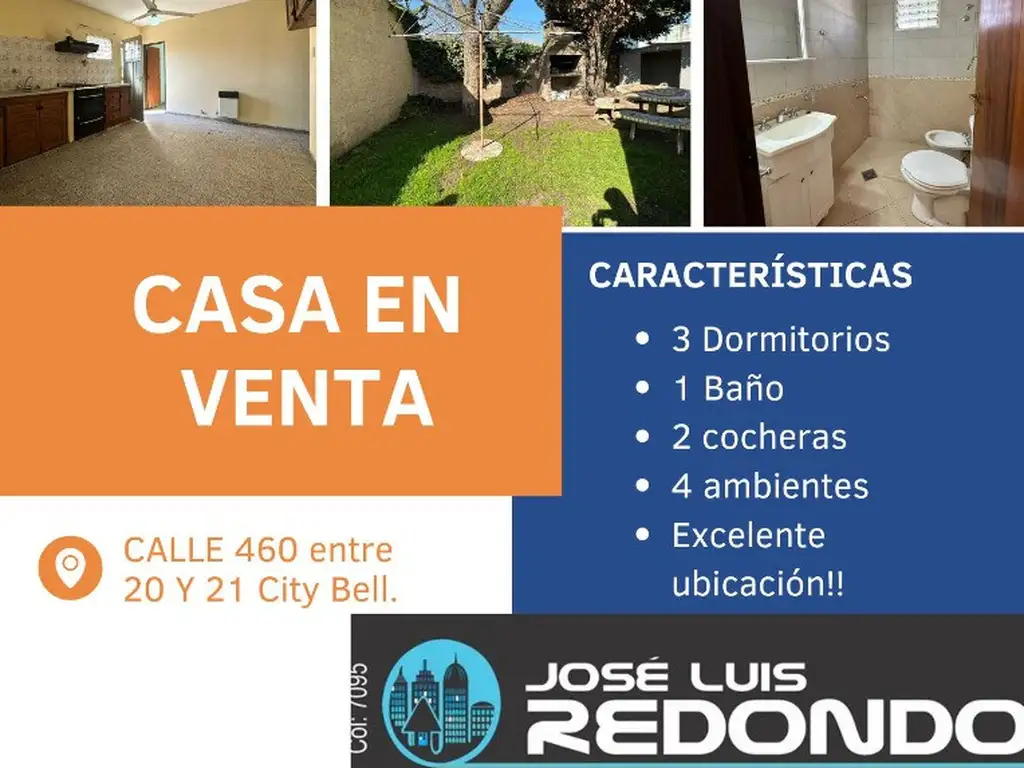 ¡Hermosa Casa en Venta! 460 entre 20 Y 21