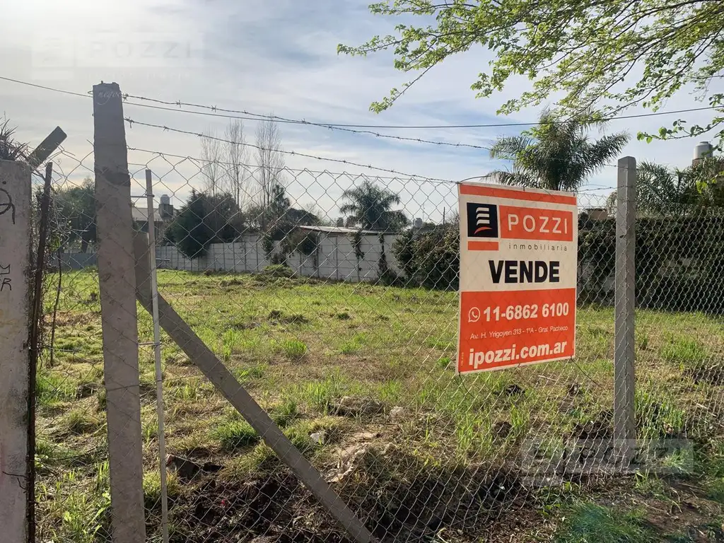 TERRENO de 875 m2 - EN VENTA EN EL TALAR - TIGRE - POZZI INMOBILIARIA