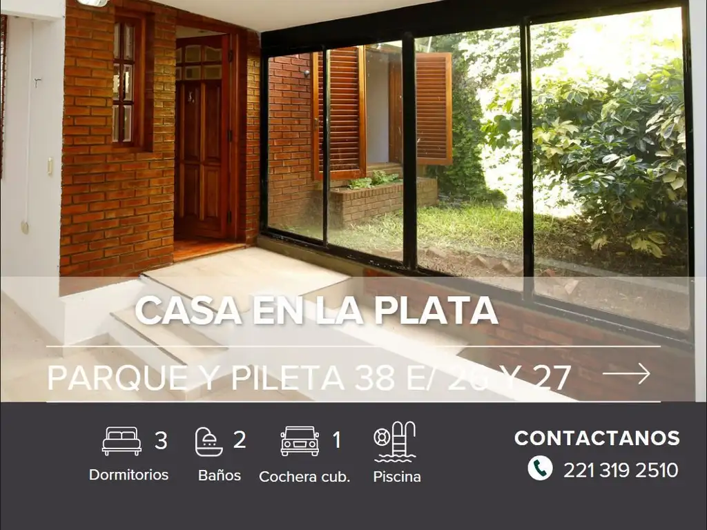 Casa en venta en La Plata 38 26 y 27