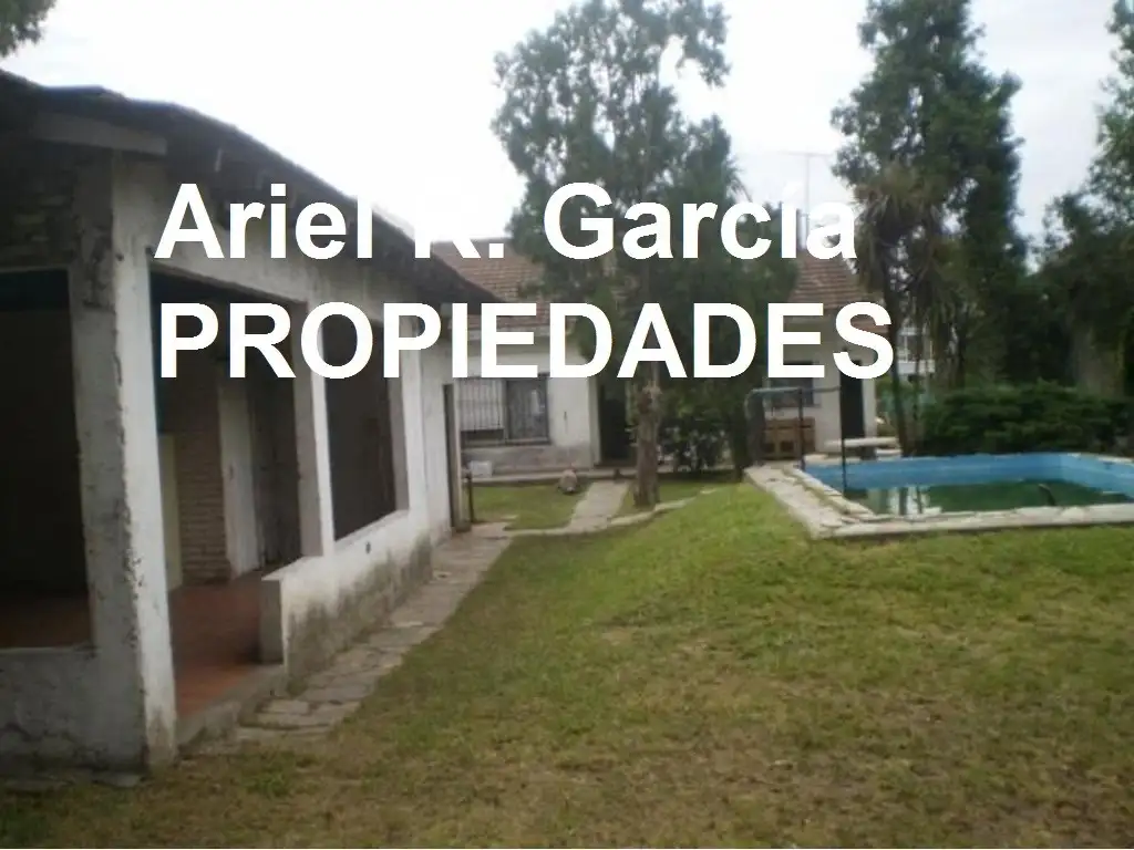 Terreno 15x53 con Chalet y pileta