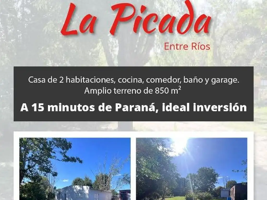 se vende casa en la pica !