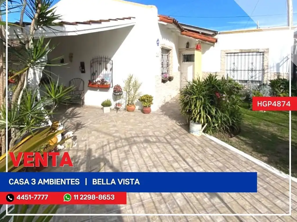 Casa - Venta - Argentina, Bella Vista - Echeverria 700