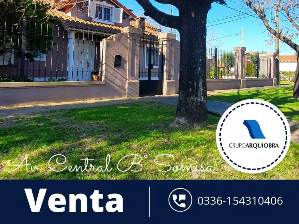 Exclusiva casa sobre Av Central B° Somisa