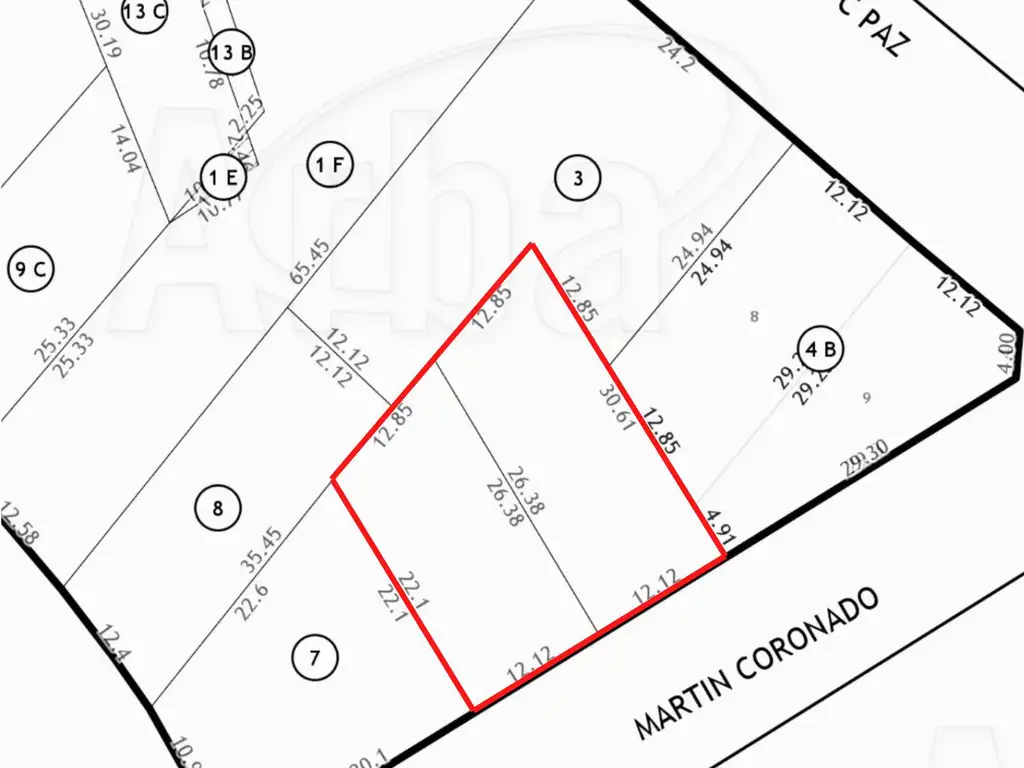 Lote de 639 m² en Venta, ubicado en Acassuso de Av. del Libertador al Río.