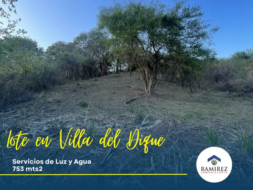 LOTE EN VILLA DEL DIQUE