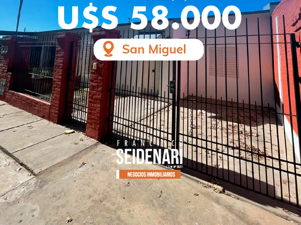 VENTA CASA 4 AMBIENTES - SAN MIGUEL -