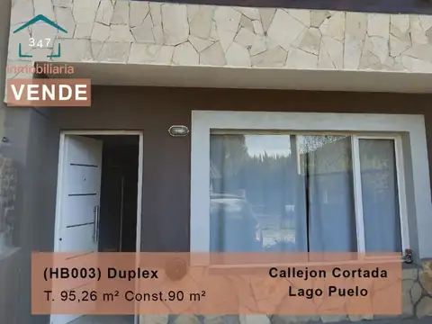 (HB003) Duplex de estreno en Lago Puelo