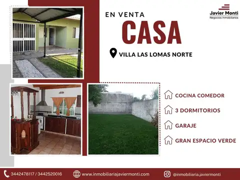 Excelente propiedad en Villa Las Lomas Norte