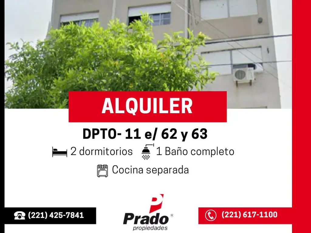 DPTO 2 DORM- ZONA LA PLATA