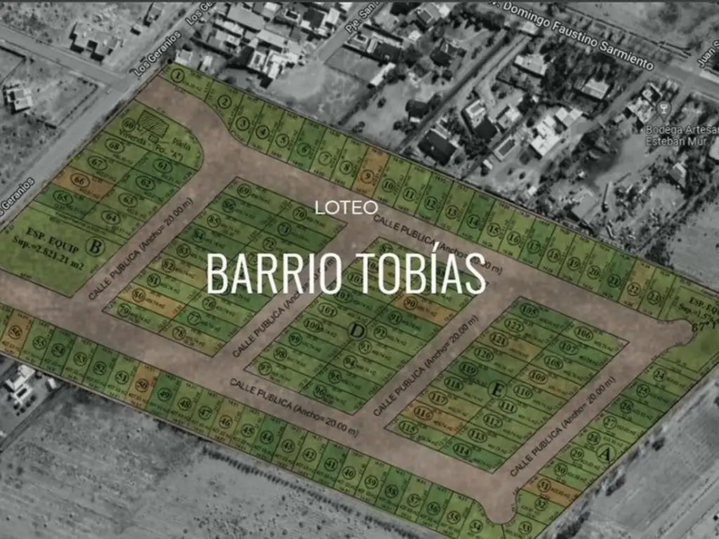 Loteo TOBIAS, Las Paredes San RAFAEL, Mendoza