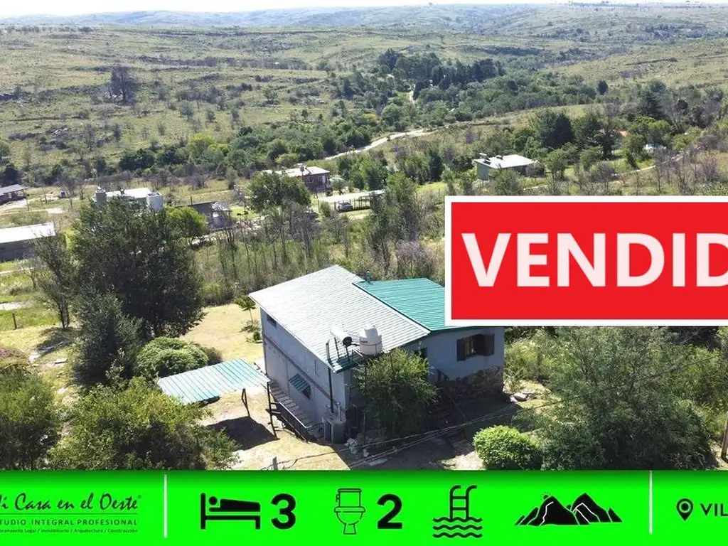 VENDIDA  - Casa en venta - Villa Giardino - Córdoba - Zona residencial