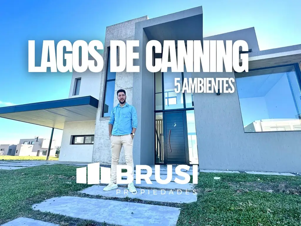 Casa en venta 5 ambientes en dos plantas - Lagos de Canning