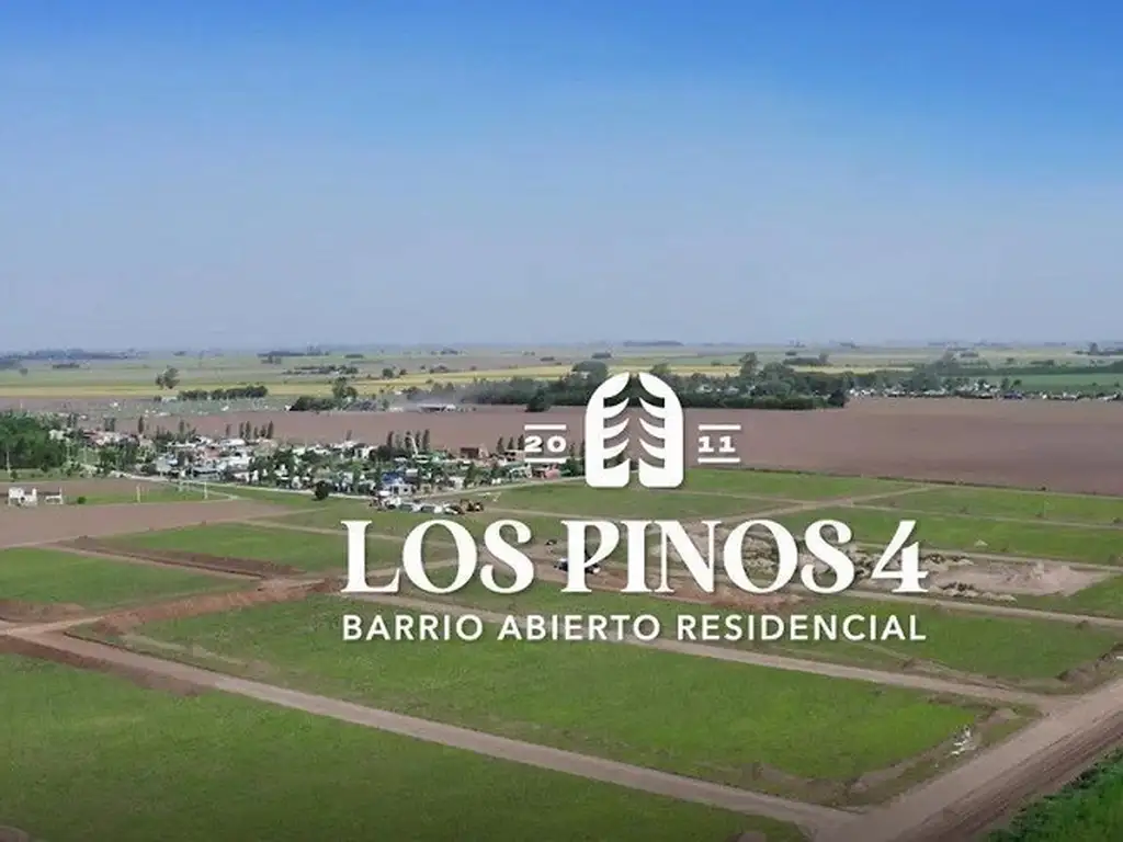 Los Pinos 4 Barrio abierto residencial Zona núcleo del crecimiento 20 minutos al sur de Rosario