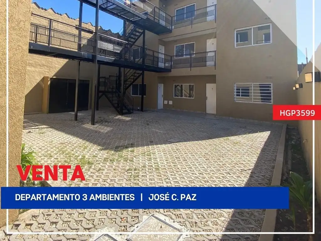 Departamento - Venta - Argentina, José C Paz - Colon 3100