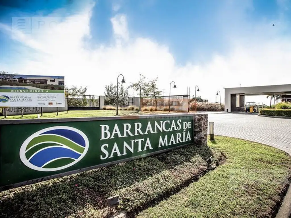 LOTE EN VENTA EN BARRIO BARRANCAS DE SANTA MARIA - PACHECO - TIGREE - POZZI