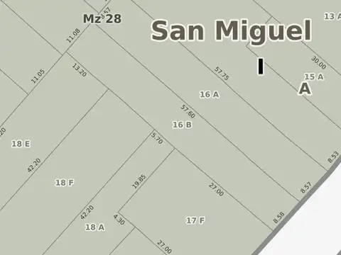 EXCELENTE LOTE, ZONA CÉNTRICA DE SAN MIGUEL