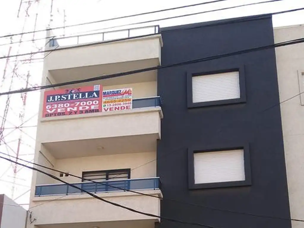 Dpto 3 Amb a Estrenar c/ Cochera - Frente 52 m² - S.Justo (Ctro)