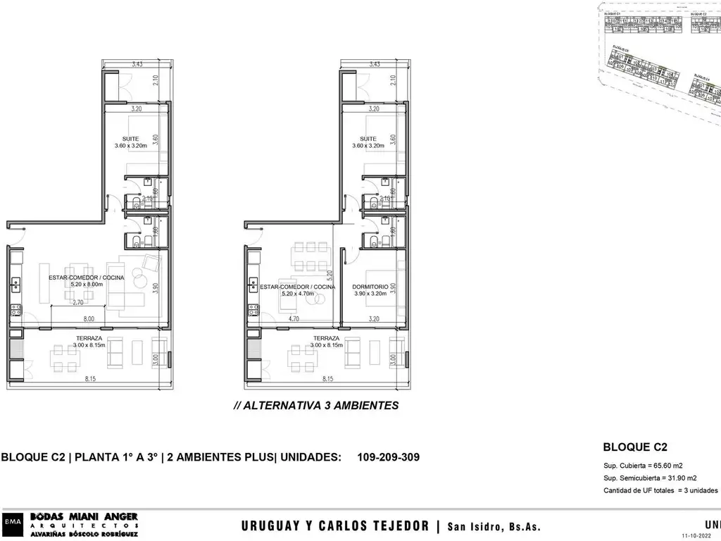 Departamento en venta 2 ambientes en San Iisdro| Palmeras Campus