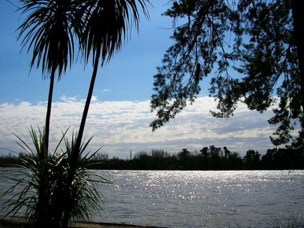 Terreno lindero c/ el rio Parana Escoba