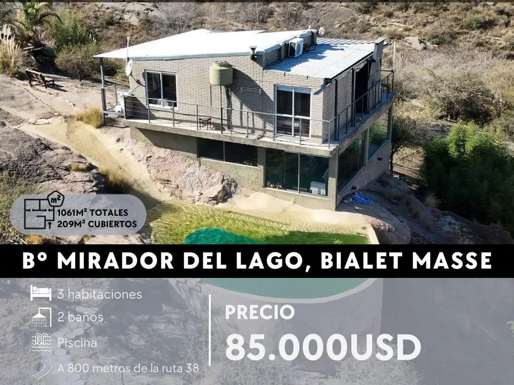 CASA DE DISEÑO EN MIRADOR DEL LAGO, BIALET MASSÉ