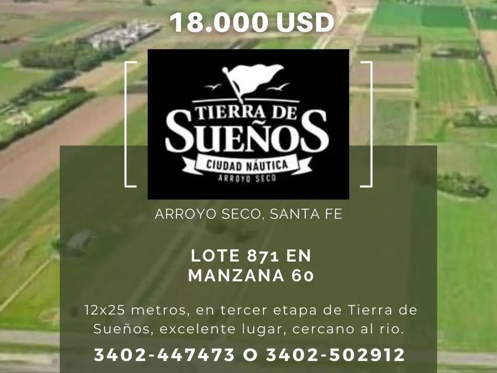 Terreno en Venta, Tierra de Sueños, Arroyo Seco !