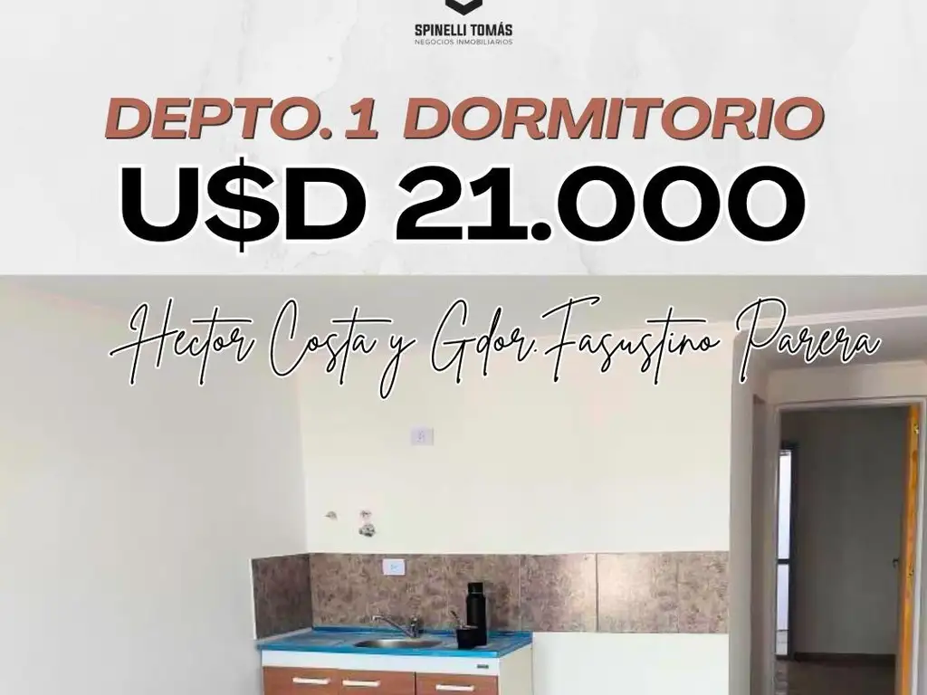 DEPTO 1 DORMITORIO EN VENTA IDEAL RENTA