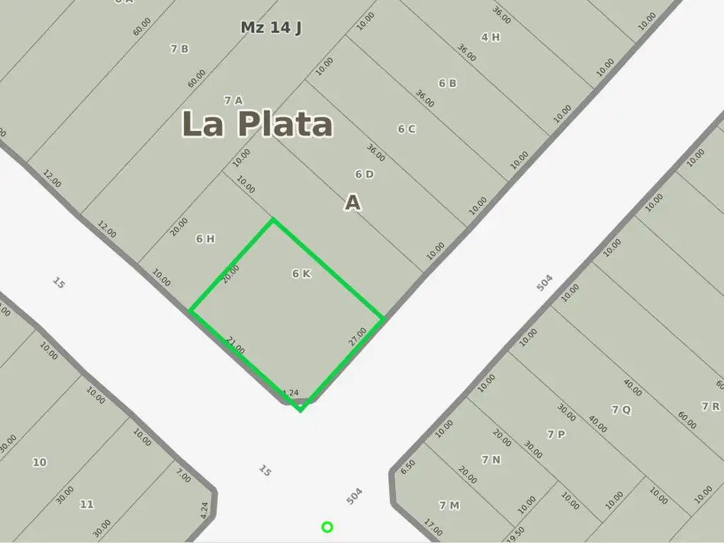 Terreno en venta en City Bell - Dacal Bienes Raíces