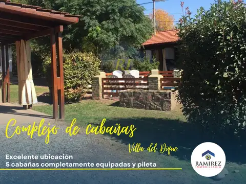 COMPLEJO DE CABAÑAS EN VILLA DEL DIQUE