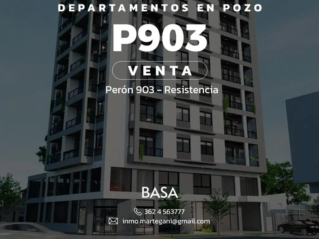 Venta de departamentos en POZO -Peron al 903