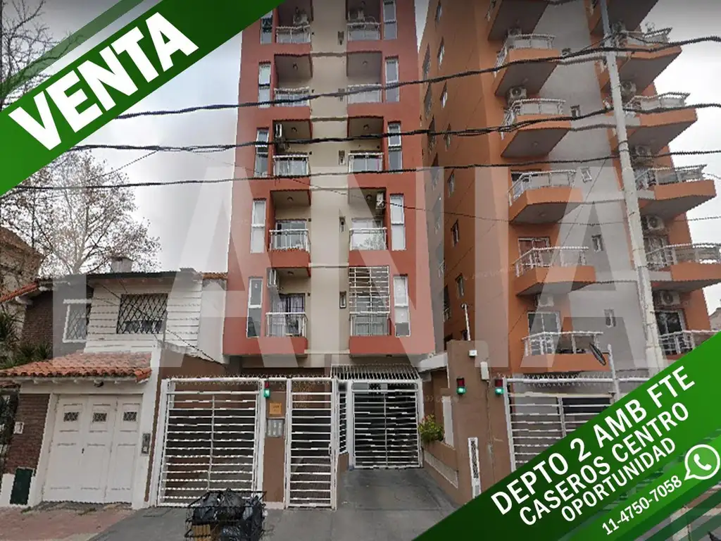 DEPARTAMENTO :: 2 AMBIENTES :: CASEROS CENTRO ::