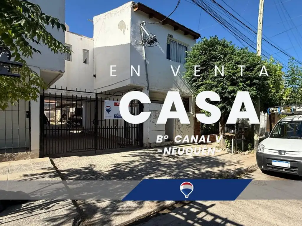 VENTA CASA 2 PISOS B° CANAL V