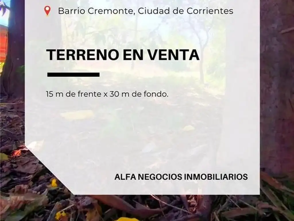 TERRENOS/FRACCIONES/LOTEOS - TERRENOS - CORRIENTES