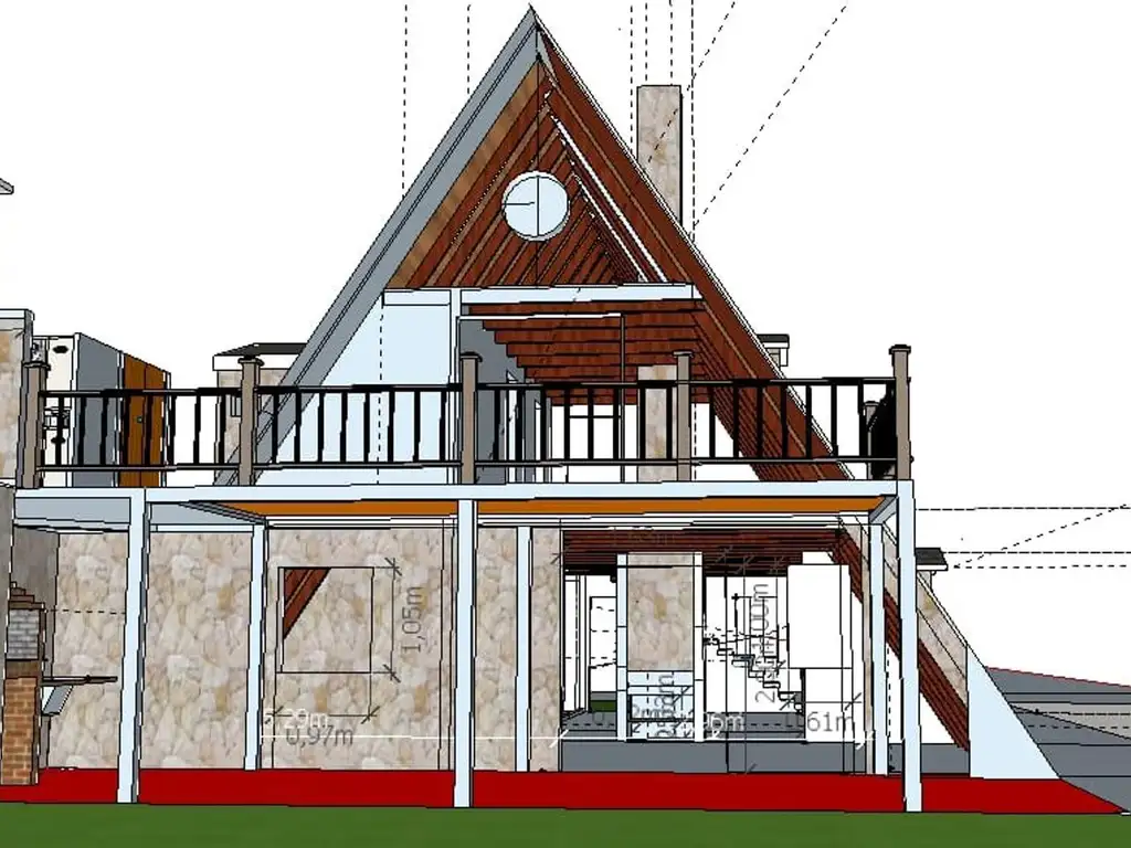 TERRENO CON CONSTRUCCION EN ROLDAN