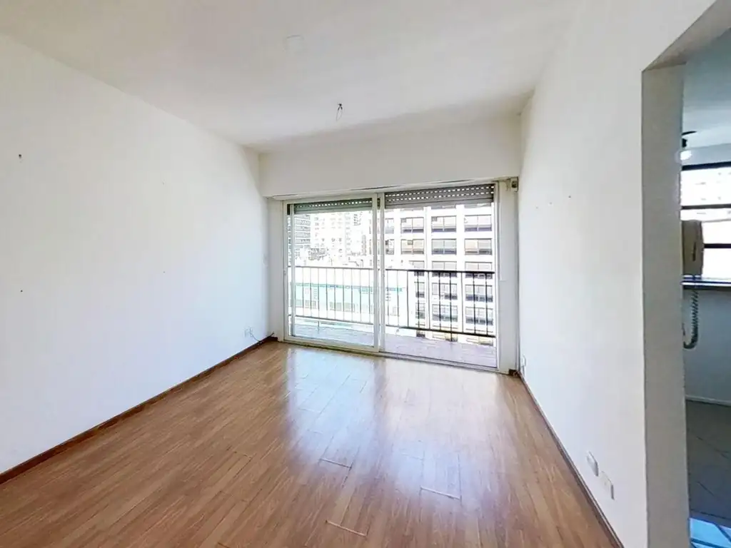 Venta departamento de 2 ambientes al frente en Belgrano- Vista totalmente abierta