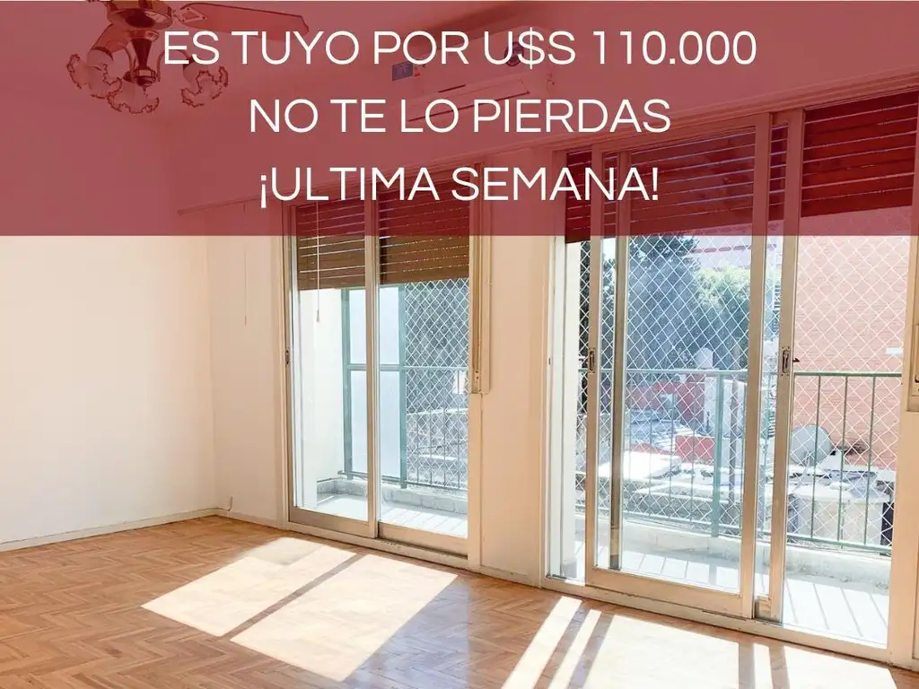 venta departamento 3 ambientes en Flores