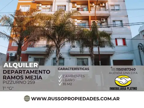 Departamento - Alquiler - Argentina, La Matanza - PIZZURNO, JUAN PROF. 259