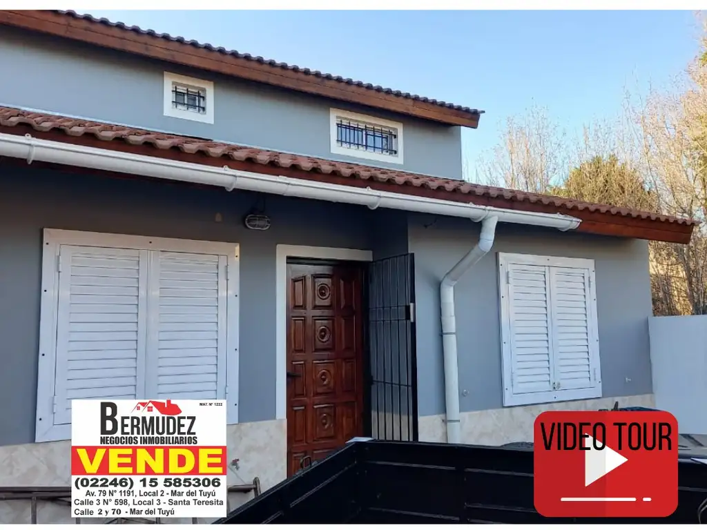 Venta chalet 5 amb en mar del tuyu excelente zona! Calle 74 entre 5 y 6