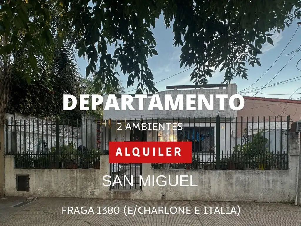 ALQUILER de DEPARTAMENTO en PH en SAN MIGUEL