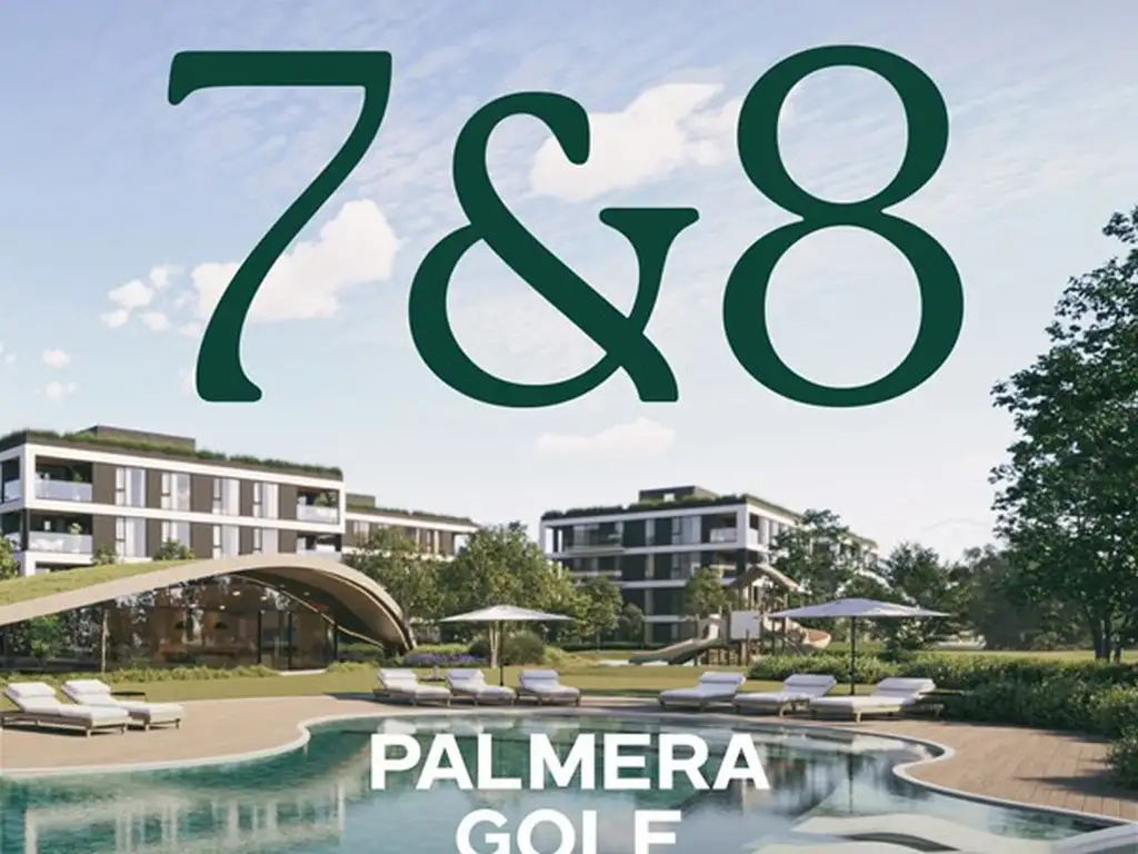 Departamento venta 2 ambientes 64 m2 en Palmeras Golf El Cantón Escobar