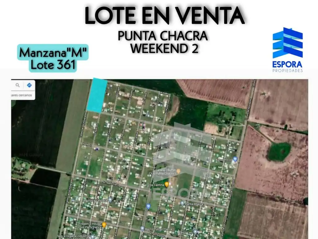 PUNTA CHACRA - LOTE EN VENTA