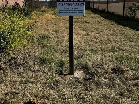 TERRENO EN VENTA, LOMAS DE ALICIA, GRANADERO BAIGORRIA