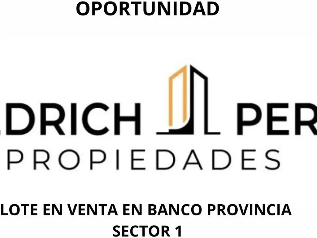 LOTE EN VENTA COUNTRY BANCO PROVINCIA