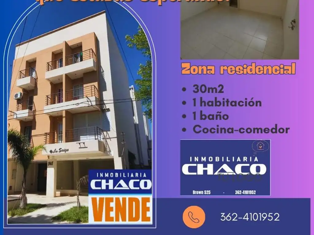 DEPARTAMENTO EN VENTA, INVERSION