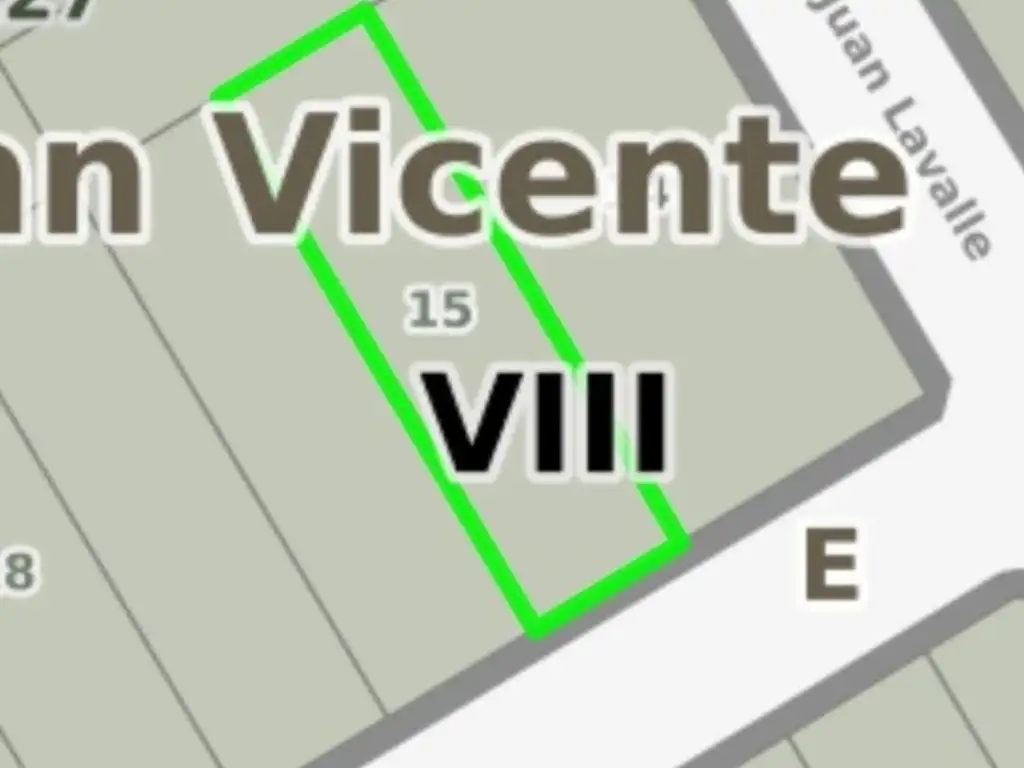 Lote 11x40 a tres cuadras de Avenida con escritura